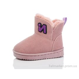 Уггі дитячі утеплені Зима A02 pink (12 пар р.19-24) "Ok Shoes" недорого оптом від прямого постачальника