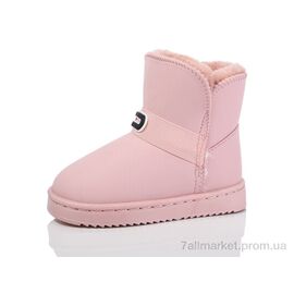 Уггі дитячі утеплені Зима B306 pink (12 пар р.26-31) "Ok Shoes" недорого оптом від прямого постачальника