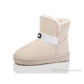 Уггі дитячі утеплені Зима B306 beige (12 пар р.26-31) "Ok Shoes" недорого оптом від прямого постачальника