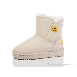 Уггі дитячі утеплені Зима B304 beige (12 пар р.26-31) "Ok Shoes" недорого оптом від прямого постачальника