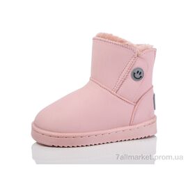 Уггі дитячі утеплені Зима B304 pink (12 пар р.26-31) "Ok Shoes" недорого оптом від прямого постачальника