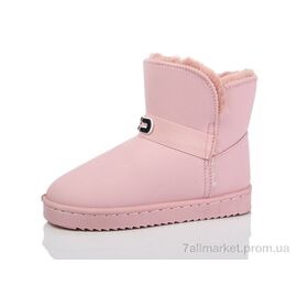 Уггі дитячі утеплені Зима A306 pink (12 пар р.31-36) "Ok Shoes" недорого оптом від прямого постачальника