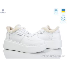 Кросівки жіночі модні Зима 21205Z-L17 біл.ш. зима (6 пар р.36-42) "Viscala" недорого оптом від прямого постачальника