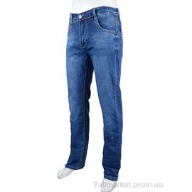 Джинси чоловічі Весна/осінь BR9742 blue (8 шт. р.сітка32-36) "Baron" недорого оптом від прямого постачальника