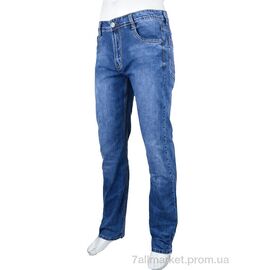 Джинси чоловічі Весна/осінь BR9749 blue (8 шт. р.сітка32-42) "Baron" недорого оптом від прямого постачальника