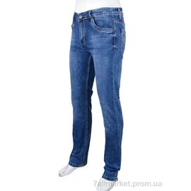 Джинси чоловічі Весна/осінь BR9793 blue (8 шт. р.сітка32-38) "Baron" недорого оптом від прямого постачальника