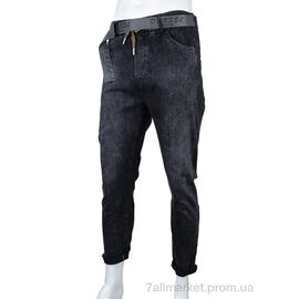 Джинси чоловічі Весна/осінь 2235 black (8 шт. р.сітка29-36) "Baron" недорого оптом від прямого постачальника