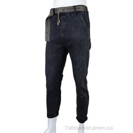 Джинси чоловічі Весна/осінь 2231 black (8 шт. р.сітка28-36) "Baron" недорого оптом від прямого постачальника