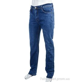 Джинси чоловічі Весна/осінь B5502 blue (8 шт. р.сітка30-38) "Baron" недорого оптом від прямого постачальника