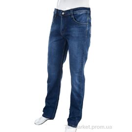 Джинси чоловічі Весна/осінь BR9311 blue (8 шт. р.сітка32-42) "Baron" недорого оптом від прямого постачальника