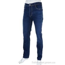 Джинси чоловічі Весна/осінь BR9242 blue (8 шт. р.сітка33-38) "Baron" недорого оптом від прямого постачальника