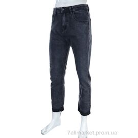 Джинси чоловічі Весна/осінь M9001 d.grey (8 шт. р.сітка29-36) "Baron" недорого оптом від прямого постачальника