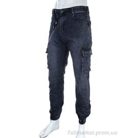 Джинси чоловічі Весна/осінь 8816 d.grey (8 шт. р.сітка29-36) "Baron" недорого оптом від прямого постачальника
