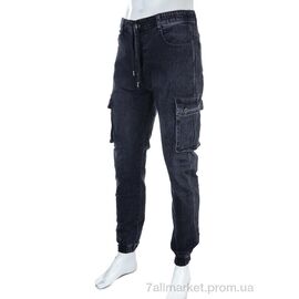 Джинси чоловічі Весна/осінь 8817 d.grey (8 шт. р.сітка29-38) "Baron" недорого оптом від прямого постачальника