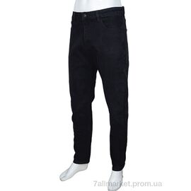 Джинси чоловічі Весна/осінь BR9256 black (8 шт. р.сітка29-38) "Baron" недорого оптом від прямого постачальника