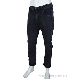 Джинси чоловічі Весна/осінь M9002 d.grey (8 шт. р.сітка29-38) "Baron" недорого оптом від прямого постачальника
