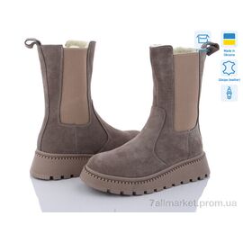 Фотография Ботинки женские стильные зима 2415-6 (8 пар р.36-41) "Fat Fox-Tamei" недорого оптом от прямого поставщика