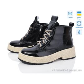 Фотография Ботинки женские стильные Весна/осень 2405-4 (8 пар р.36-41) "Fat Fox-Tamei" недорого оптом от прямого поставщика