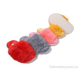 Фотография Тапки детские домашние зима A306 mix (6 пар р.30-35) "Vladimir" недорого оптом от прямого поставщика
