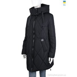 Куртка жіноча Зима Zarina black (6 шт. р.сітка50-60) "Tatiana-DIVO" недорого оптом від прямого постачальника