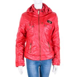 Куртка жіноча демісезонна AB90-5 red р.42-48 "Meisty" недорого оптом від прямого постачальника