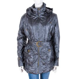 Куртка жіноча демісезонна 009-1-8 grey р.42-48 "Meisty" недорого оптом від прямого постачальника