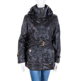 Куртка жіноча демісезонна 009-1-9 black р.42-48 "Meisty" недорого оптом від прямого постачальника