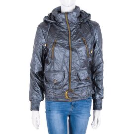 Куртка жіноча демісезонна DS08-158-14 grey р.42-48 "Meisty" недорого оптом від прямого постачальника