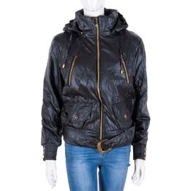 Куртка жіноча демісезонна DS08-159-15 black р.42-48 "Meisty" недорого оптом від прямого постачальника