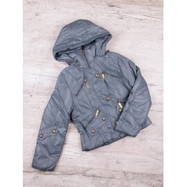 Куртка жіноча демісезонна DS08-163-20 grey р.42-48 "Meisty" недорого оптом від прямого постачальника