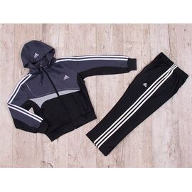 Костюм дитячий спортивний на хлопчика Q822 black р.6-9 "Meisty" недорого оптом від прямого постачальника