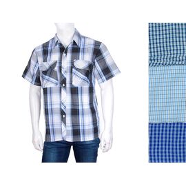 Фотография Рубашка мужская летняя V1606 mix р.XL-5XL "Logaster" недорого оптом от прямого поставщика