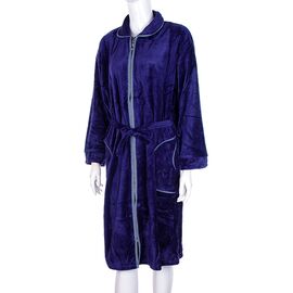 Фотография Халат женский S22 purple р.XL-5XL "Logaster" недорого оптом от прямого поставщика
