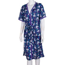 Фотография Халат женский S15-4 purple р.XL-5XL "Logaster" недорого оптом от прямого поставщика