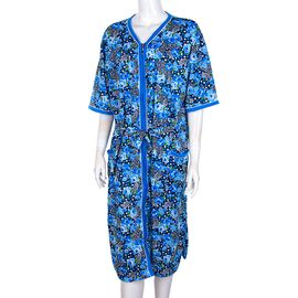 Фотография Халат женский S52 l.blue р.10XL-18XL "Logaster" недорого оптом от прямого поставщика