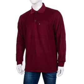 Фотография Рубашка мужская A1065 red р.XL-5XL "Logaster" недорого оптом от прямого поставщика