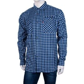 Фотография Рубашка мужская A167 blue р.6XL-10XL "Logaster" недорого оптом от прямого поставщика