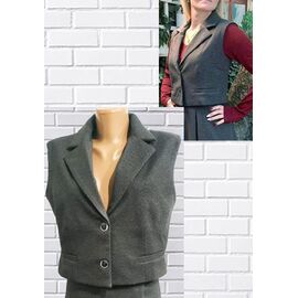 Жилетка жіноча 439 d.grey р.36-42 "H&S" недорого оптом від прямого постачальника