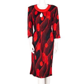 Сукня літня жіноча P143 red р.52-58 "Logaster" недорого оптом від прямого постачальника