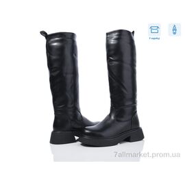 Фотография Сапоги женские удобные зима 3906-H93A24-1 (6 пар р.36-40) "Мир" недорого оптом от прямого поставщика