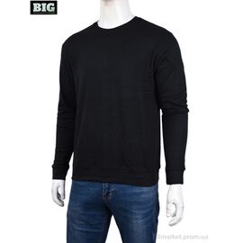 Фотография Кофта мужская Зима 3918-06-1 black (5 шт. р.сетка XL-5XL) "BIG" недорого оптом от прямого поставщика