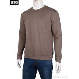 Фотография Кофта мужская Зима 3918-06-4 brown (5 шт. р.сетка XL-5XL) "BIG" недорого оптом от прямого поставщика