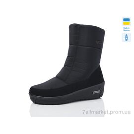 Фотография Дутики женские утепленные зима 3010 чорний (6 пар р.37-41) "Крок" недорого оптом от прямого поставщика