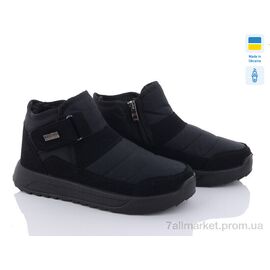 Фотография Ботинки женские стильные зима 3708 чорний (6 пар р.37-42) "Paolla" недорого оптом от прямого поставщика