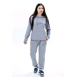 Костюм спортивний жіночий теплий 2200 grey р.44-52 "Samo" недорого оптом від прямого постачальника