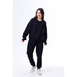 Костюм спортивний жіночий теплий 22000 black-old-1 р.44-52 "Samo" недорого оптом від прямого постачальника