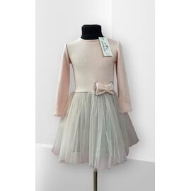 Плаття дитяче на дівчинку IB67 beige р.104-116 "iBamBino" недорого оптом від прямого постачальника