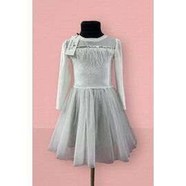 Плаття дитяче на дівчинку IB68 silver р.104-116 "iBamBino" недорого оптом від прямого постачальника