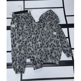 Костюм дитячий спортивний теплий на дівчинку IB74 grey р.128-152 "iBamBino" недорого оптом від прямого постачальника