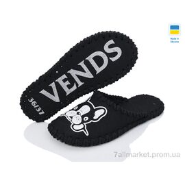 Фотография Тапки женские для дома Весна/осень 253W чорний (9 пар р.36-41) "Active" недорого оптом от прямого поставщика